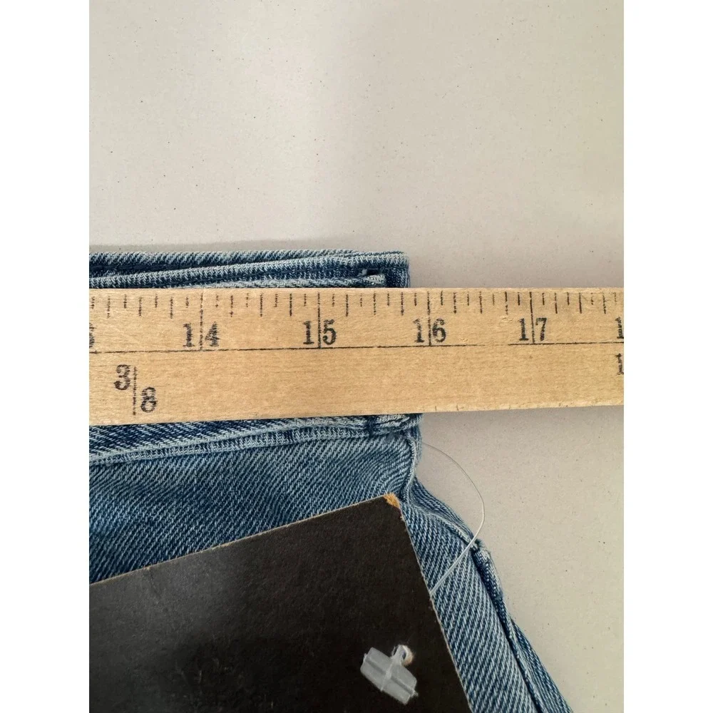 Vans Curbside jeans sz 28‎ Blue Wide Leg High Rise Carpenter Jeans